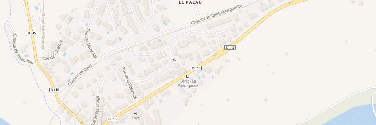 Plan du 51 Av des Aspres à Céret