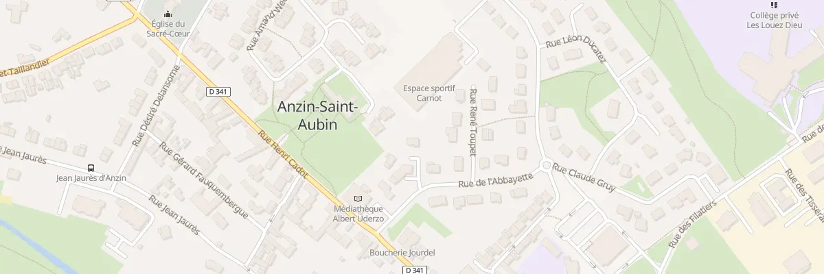 Plan du 3 Rue de l’Abbayette à Anzin-Saint-Aubin