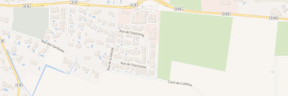 Plan du 18 Rue de l’Harmonie à Saint-Féliu-d’Avall