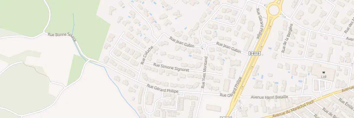 Plan du 19 Rue Simone Signoret à Lézignan-Corbières