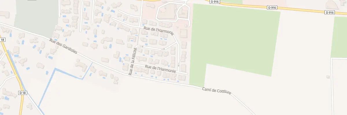 Plan du 22 Rue de l’Harmonie à Saint-Féliu-d’Avall