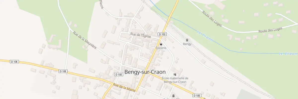 Plan du 8 Gr Grande Rue à Bengy-sur-Craon