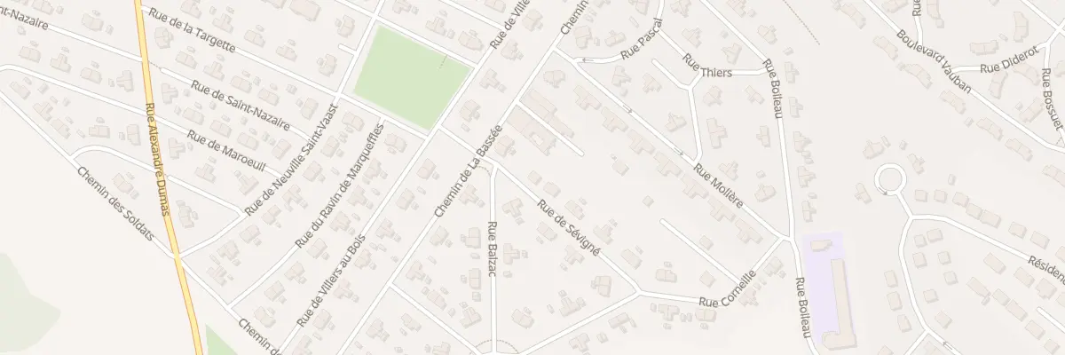 Plan du 101 Rue de Sevigne à Mazingarbe