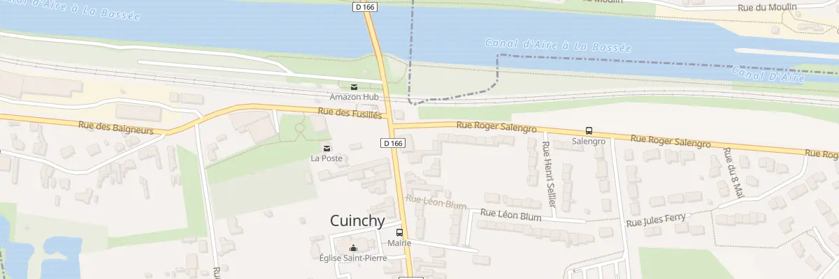 Plan du 1 Rue Anatole France à Cuinchy