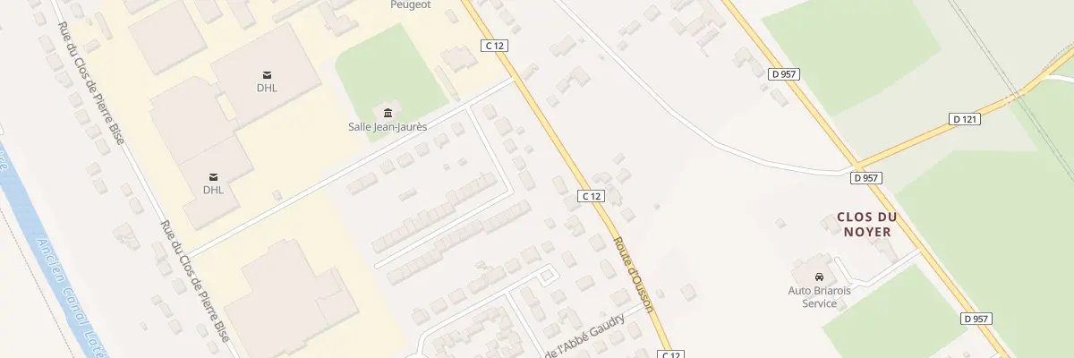 Plan du 9 Rue des Gilles à Briare