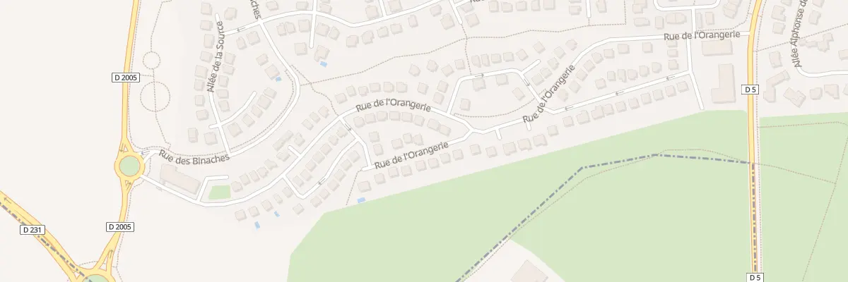 Plan du 84 Rue de l’Orangerie à Montévrain