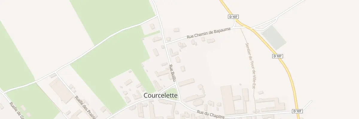 Plan du 5 Rue Boillu à Courcelette
