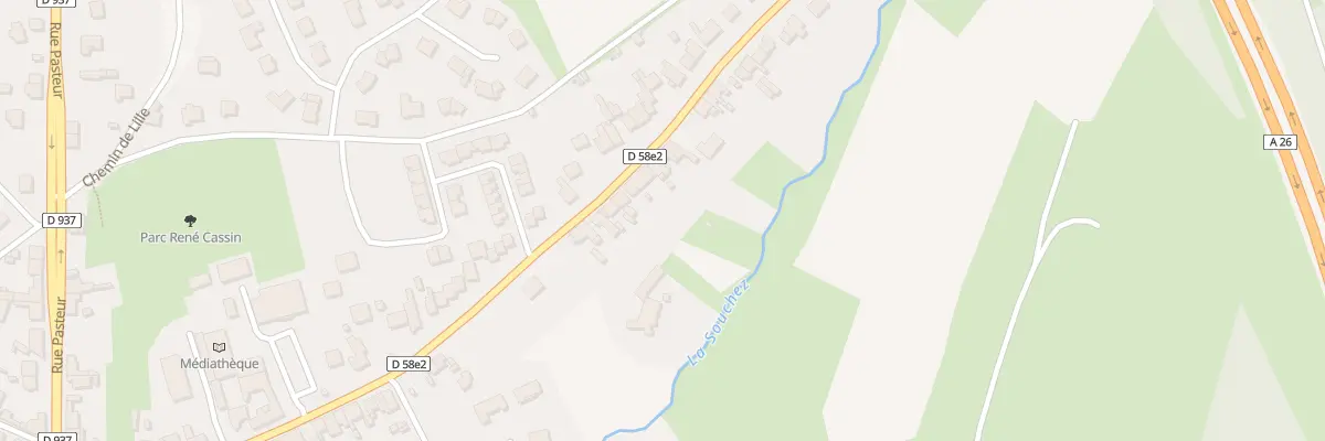 Plan du 56 Rue Jean Jaurés à Souchez