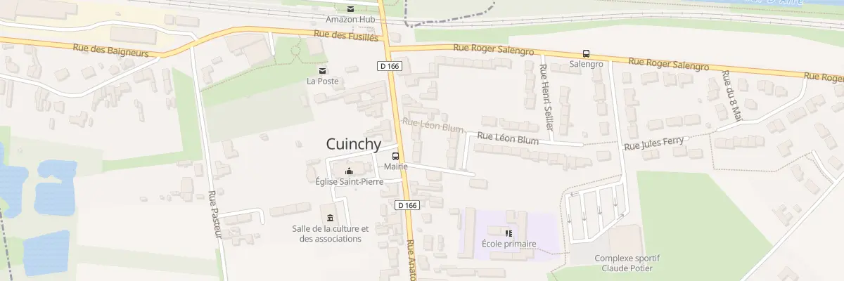 Plan du 11 Rue Anatole France à Cuinchy