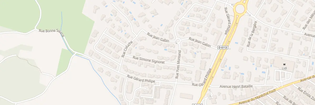 Plan du 17 Rue Simone Signoret à Lézignan-Corbières