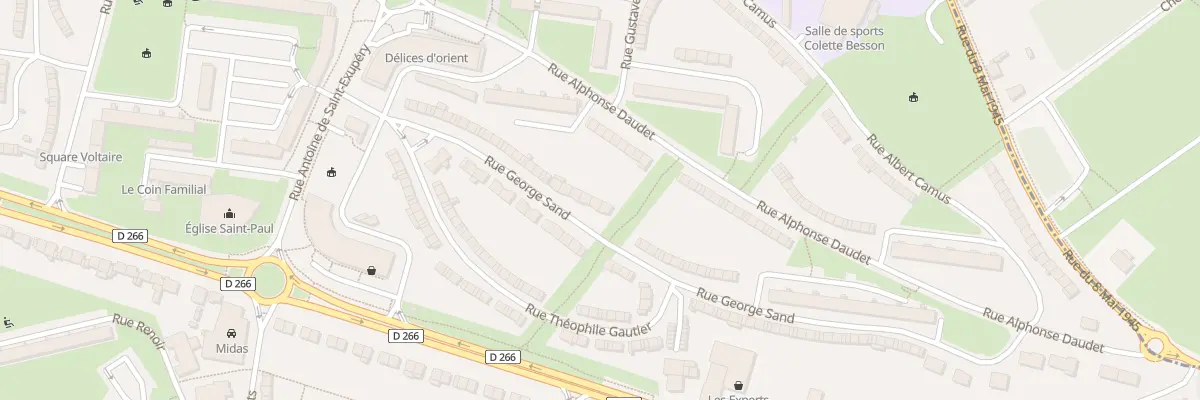 Plan du 20 Rue George Sand à Arras