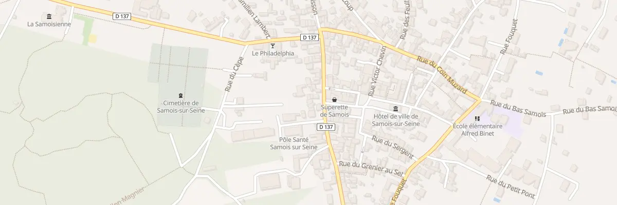 Plan du 49 Rue des Martyrs à Samois-sur-Seine