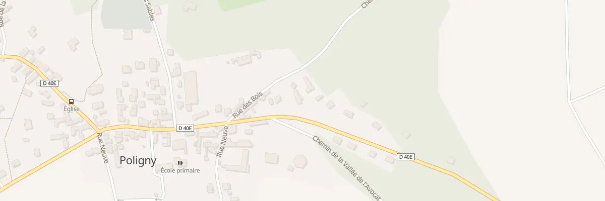 Plan du 28 Rue de la Mairie à Poligny