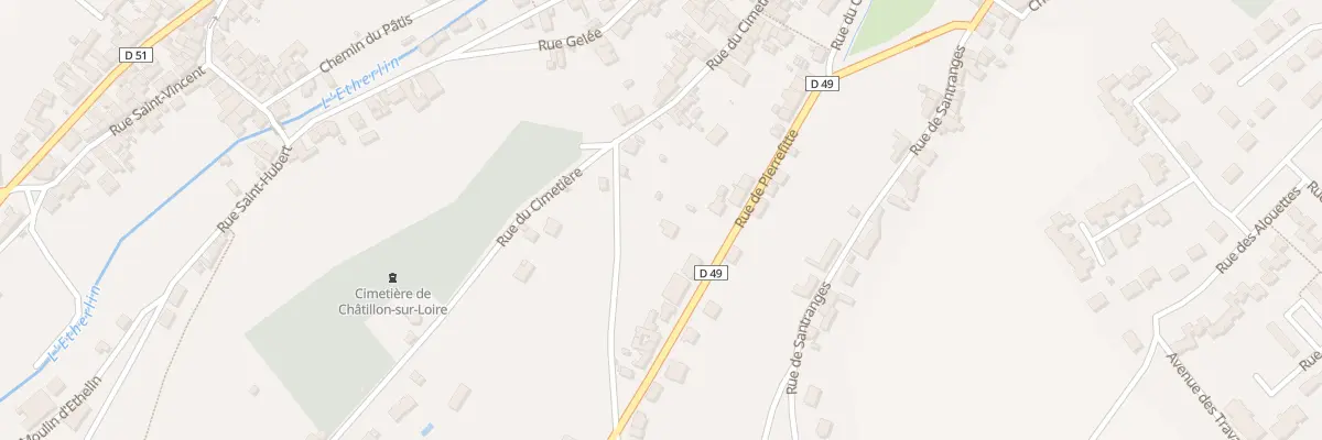 Plan du 16 Rue de Pierrefitte Ès Bois à Châtillon-sur-Loire