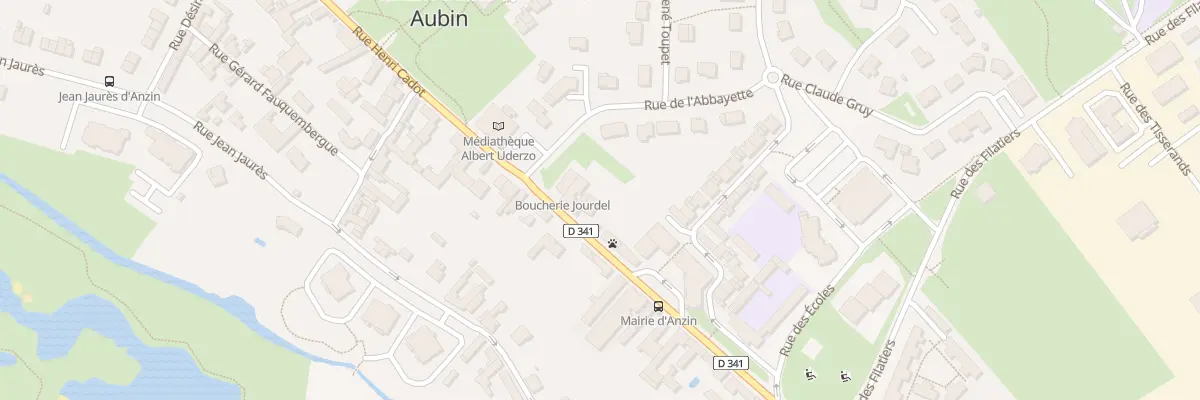Plan du 12 Rue Henri Cadot à Anzin-Saint-Aubin