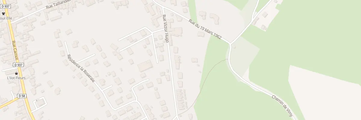 Plan du 39 Rue Victor Hugo à Souchez