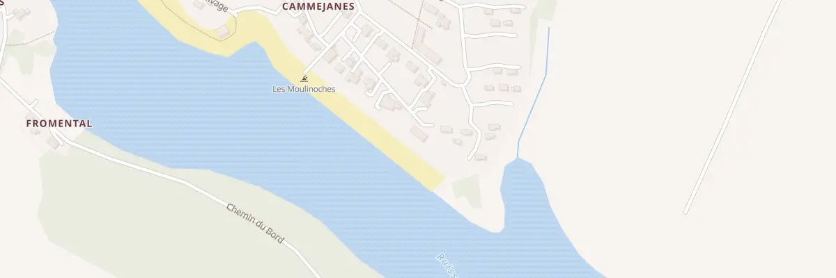 Plan du 8 Lot Les Berges du Lac au Vibal