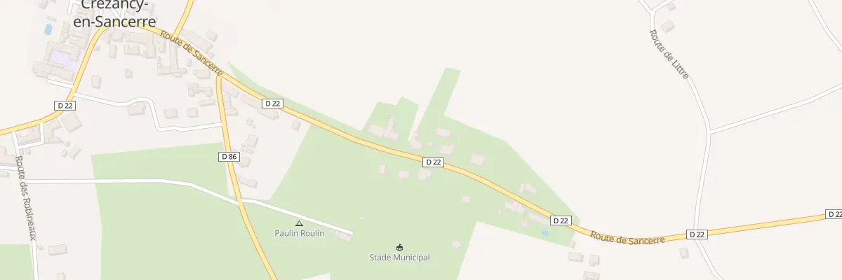 Plan du 7 Rte de Sancerre à Crézancy-en-Sancerre