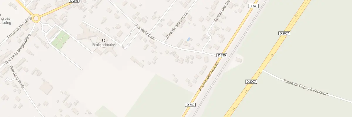Plan du 32 Rue de la Gare à Cepoy