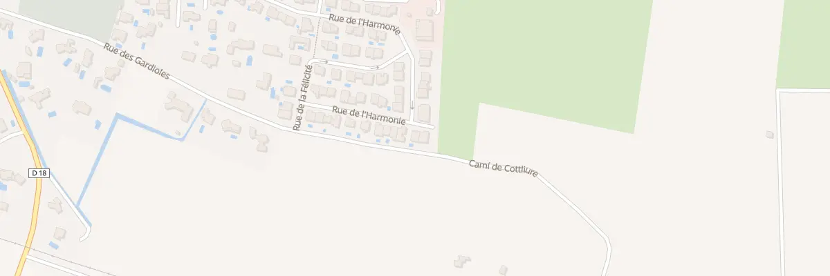 Plan du 33 Rue de l’Harmonie à Saint-Féliu-d’Avall