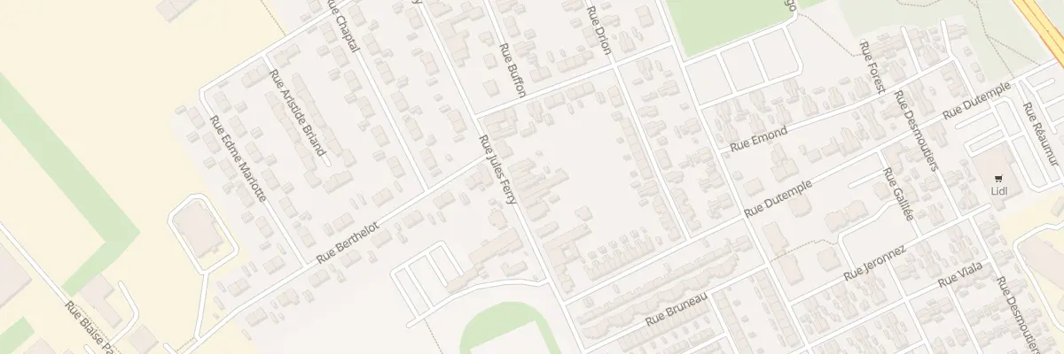 Plan du 133 Rue Jules Ferry à Liévin