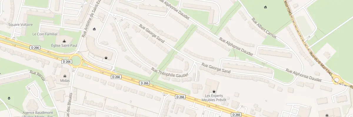 Plan du 45 Rue George Sand à Arras