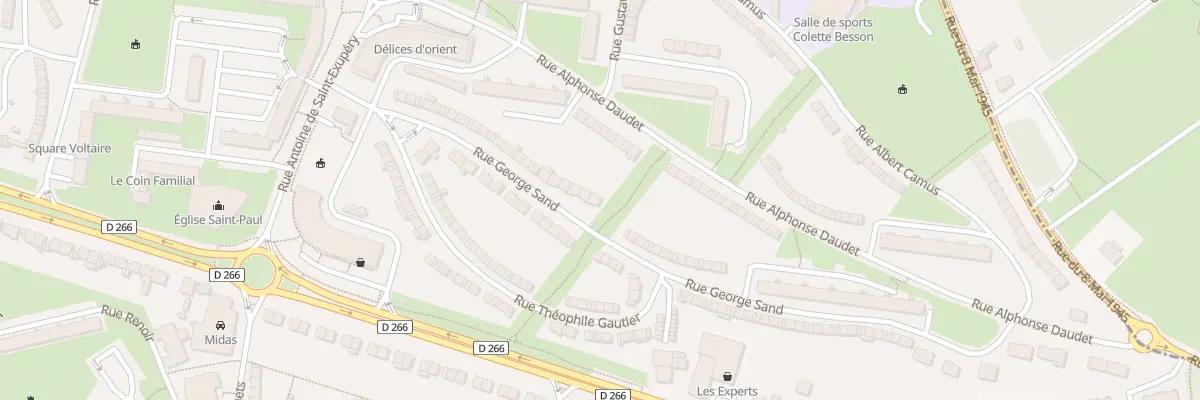 Plan du 18 Rue George Sand à Arras
