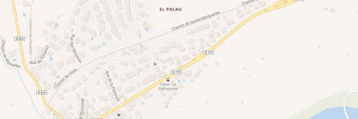 Plan du 57 Av des Aspres à Céret