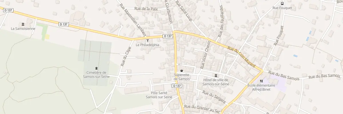 Plan du 61 Rue des Martyrs à Samois-sur-Seine