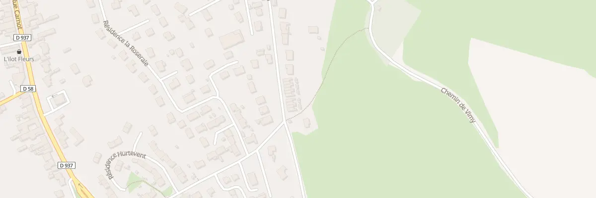 Plan du 59 Rue Victor Hugo à Souchez