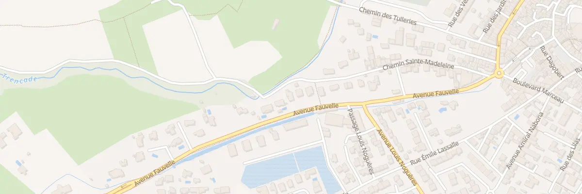 Plan du 28 Av Fauvelle à Thuir