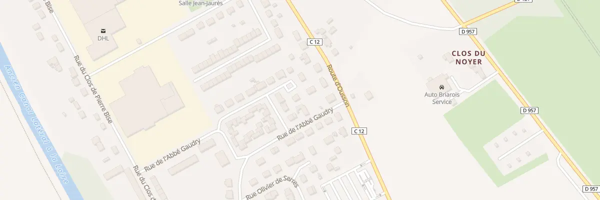 Plan du 8 Rue des Cent Boisselées à Briare
