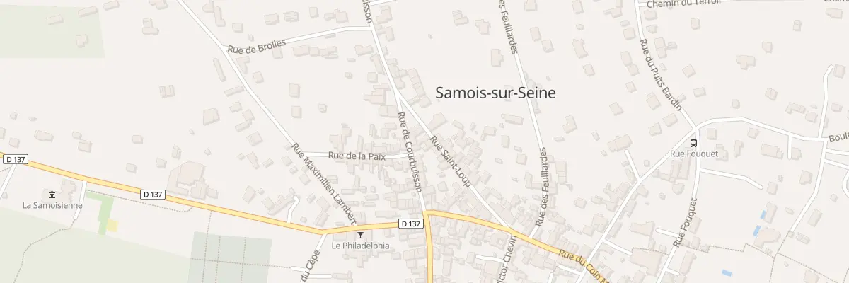 Plan du 17 Rue Saint Loup à Samois-sur-Seine