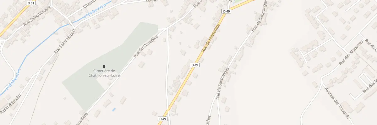 Plan du 18 Rue de Pierrefitte Ès Bois à Châtillon-sur-Loire