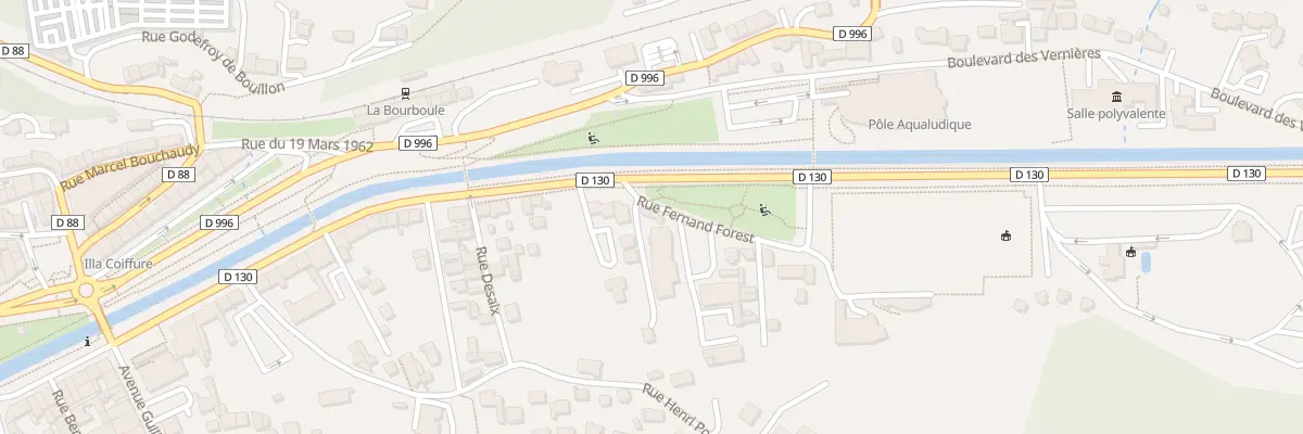 Plan du 36 Rue Fernand Forest à La Bourboule