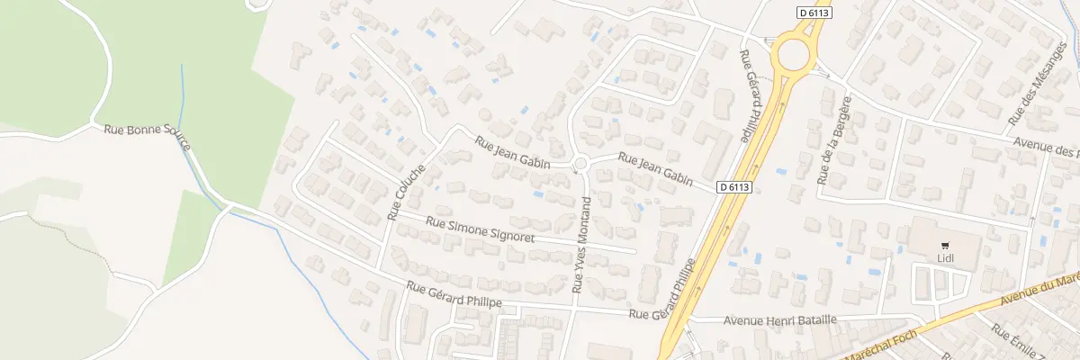 Plan du 11 Rue Jean Gabin à Lézignan-Corbières