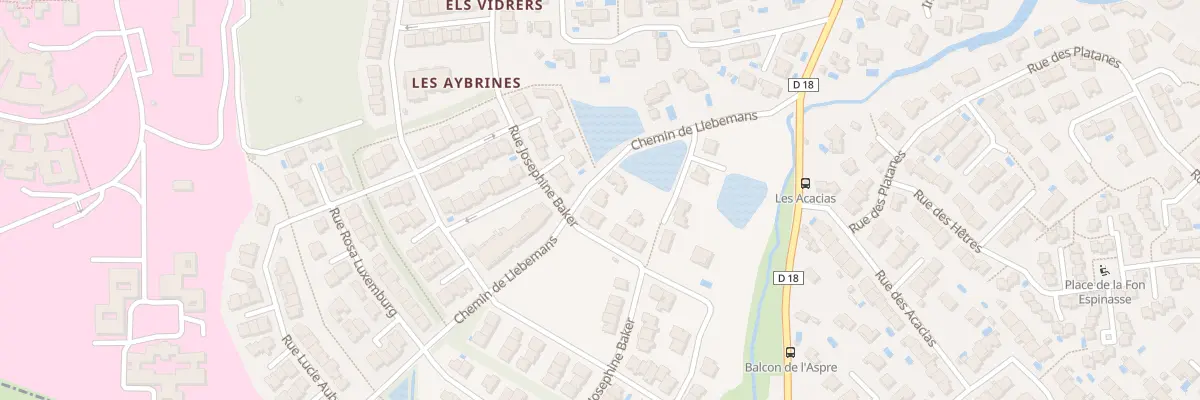 Plan du 57 Rue Joséphine Baker à Thuir