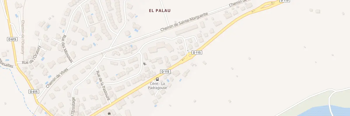 Plan du 59 Av des Aspres à Céret