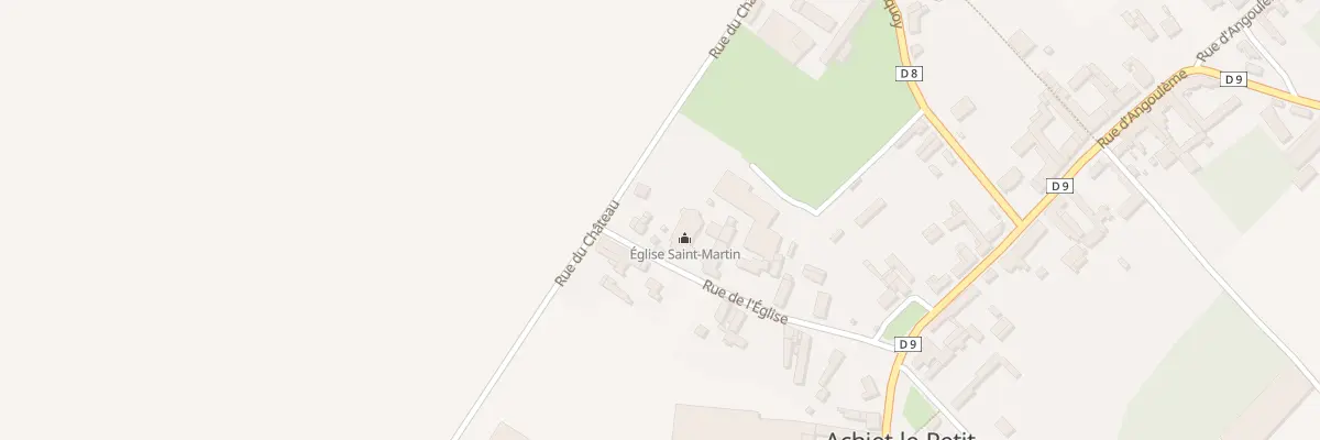 Plan du 9 Rue de l’Eglise à Achiet-le-Petit
