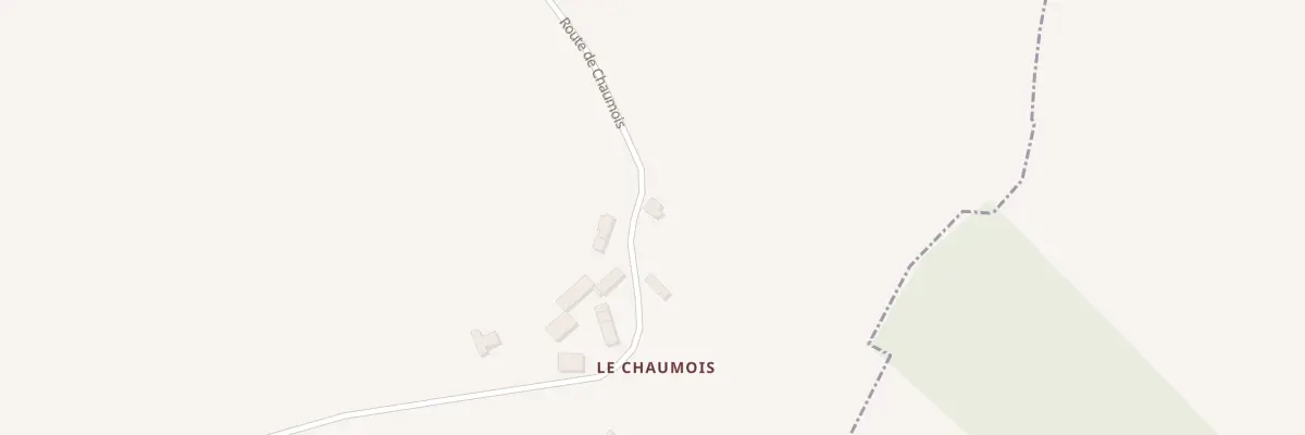 Plan du 20 Rte de Chaumois à Azy