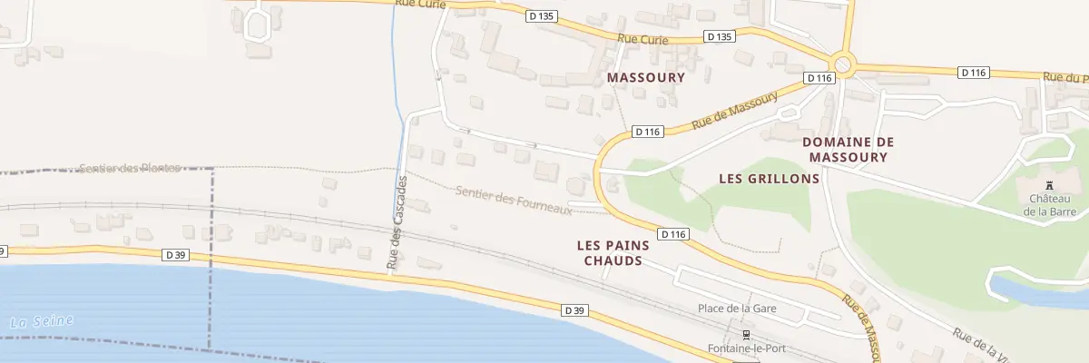 Plan du 3 Rue des Grillons à Fontaine-le-Port