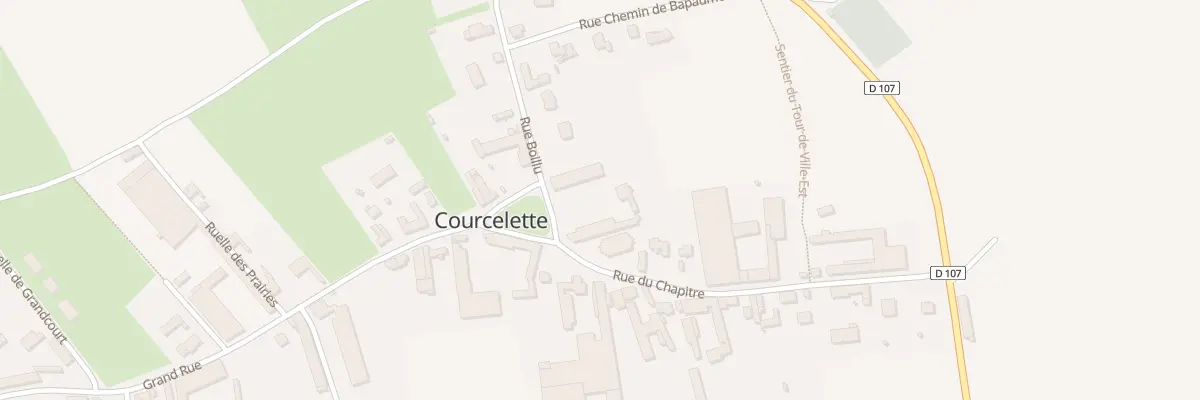 Plan du 1 Rue Boillu à Courcelette