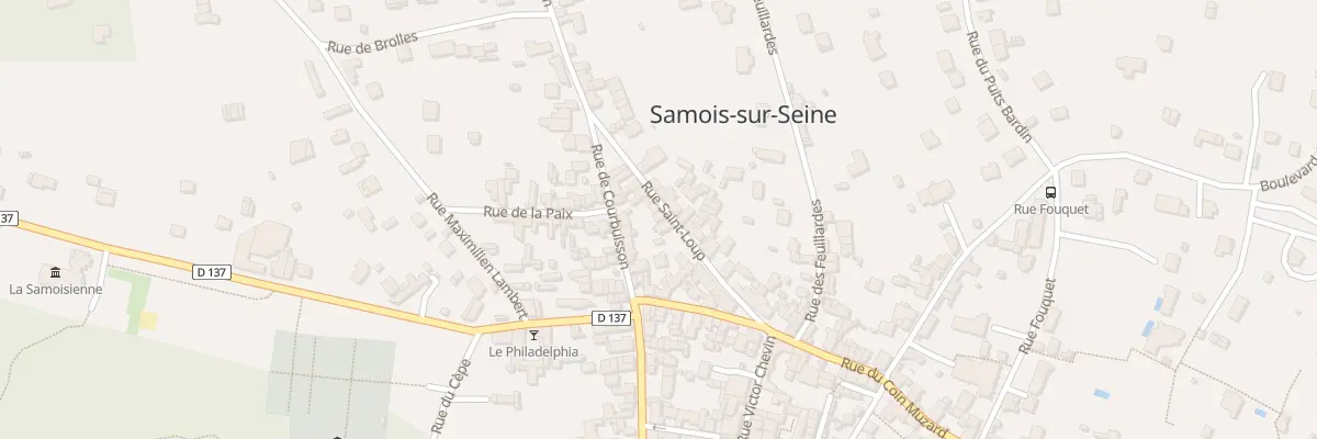 Plan du 9B Rue Saint Loup à Samois-sur-Seine