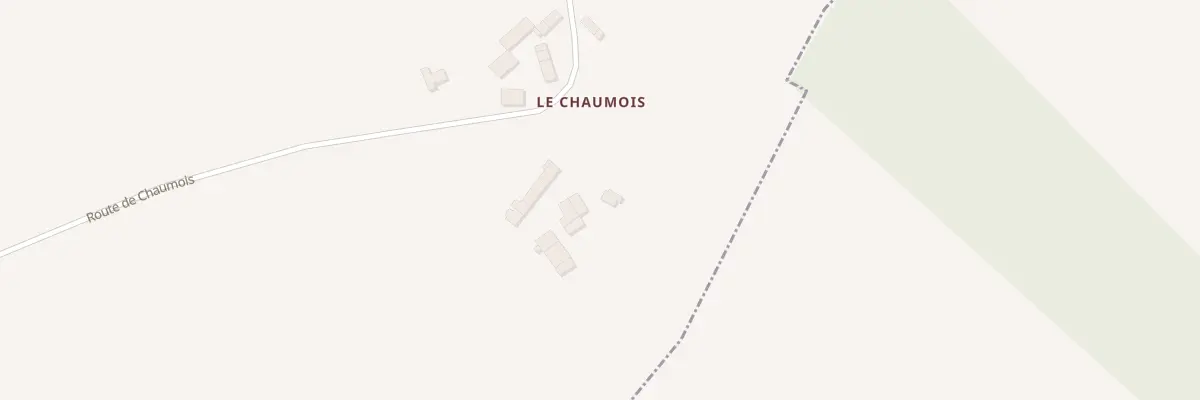 Plan du 14 Rte de Chaumois à Azy