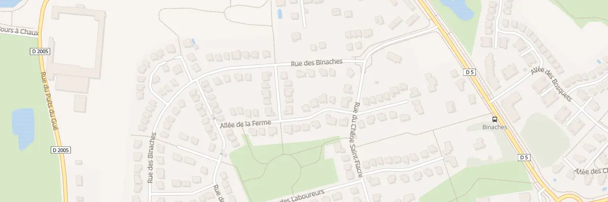 Plan du 8 All de la Ferme à Montévrain