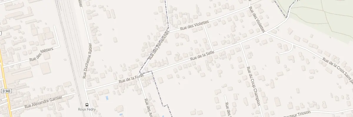 Plan du 77 Rue de la Selle à Amilly