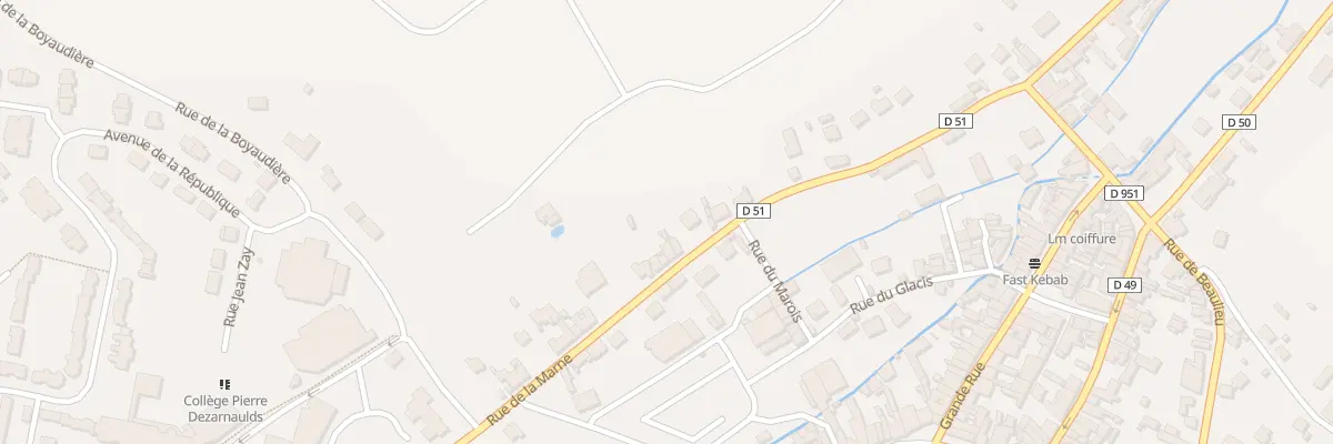 Plan du 22 Rue de la Marne à Châtillon-sur-Loire