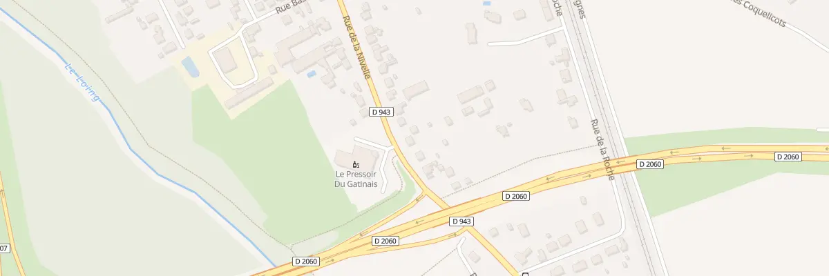 Plan du 639 Rue de la Nivelle à Amilly