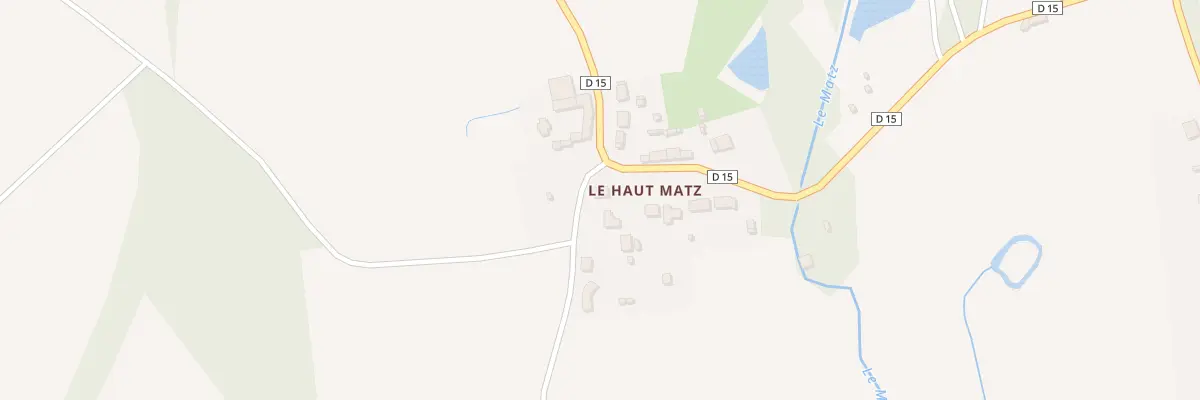 Plan du 9B Rue du Haut Matz à Ricquebourg