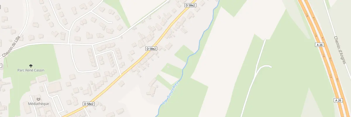 Plan du 64 Rue Jean Jaurés à Souchez